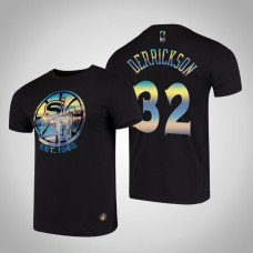 Golden State Warriors Marcus Derrickson #32 Black City Landmark Short Sleeve T-Shirt Golden State Warriors Marcus Derrickson #32 Black City Landmark Short Sleeve T-Shirt