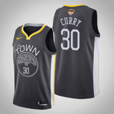 Golden State Warriors Stephen Curry #30 Black 2019 Finals Jersey  -  Statement