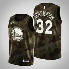 Golden State Warriors #32 Marcus Derrickson Memorial Day 2022 Champions Jersey