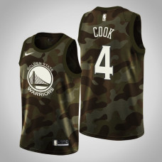 Golden State Warriors #4 Quinn Cook Memorial Day 2022 Champions Jersey