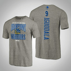 Golden State Warriors Andre Iguodala #9 2019 Western Conference Champions Extra Pass Tri-Blend Gray T-Shirt - Men's Golden State Warriors Andre Iguodala #9 2019 Western Conference Champions Extra Pass Tri-Blend Gray T-Shirt - Men's
