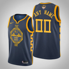 Golden State Warriors Custom #00 Navy City 2022 Champions Jersey - Finals