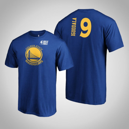 Golden State Warriors Andre Iguodala #9 2019 Finals Bound Royal T-Shirt Golden State Warriors Andre Iguodala #9 2019 Finals Bound Royal T-Shirt