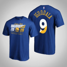 Golden State Warriors Andre Iguodala #9 2019 Playoffs Western Conference Finals Bound Real Flava Royal T-Shirt
