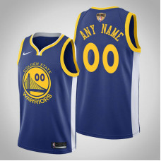 Golden State Warriors Custom #00 Royal Finals 2022 Champions Jersey - Icon