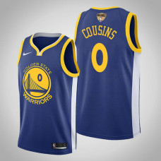 Golden State Warriors DeMarcus Cousins #0 Royal Finals 2022 Champions Jersey - Icon