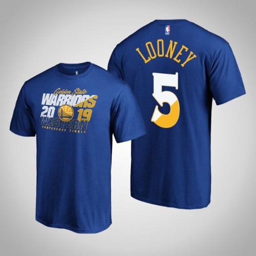 Golden State Warriors Kevon Looney #5 2019 Playoffs Western Conference Finals Bound Real Flava Royal T-Shirt Golden State Warriors Kevon Looney #5 2019 Playoffs Western Conference Finals Bound Real Flava Royal T-Shirt