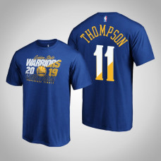 Golden State Warriors Klay Thompson #11 2019 Playoffs Western Conference Finals Bound Real Flava Royal T-Shirt