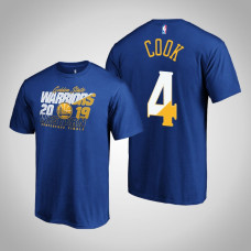 Golden State Warriors Quinn Cook #4 2019 Playoffs Western Conference Finals Bound Real Flava Royal T-Shirt Golden State Warriors Quinn Cook #4 2019 Playoffs Western Conference Finals Bound Real Flava Royal T-Shirt