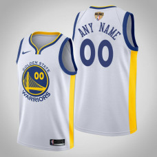Golden State Warriors Custom #00 White Association 2022 Champions Jersey - Finals