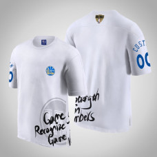 Golden State Warriors Custom #00 2019 Finals Strength In Numbers Team Mantra White T-Shirt Golden State Warriors Custom #00 2019 Finals Strength In Numbers Team Mantra White T-Shirt