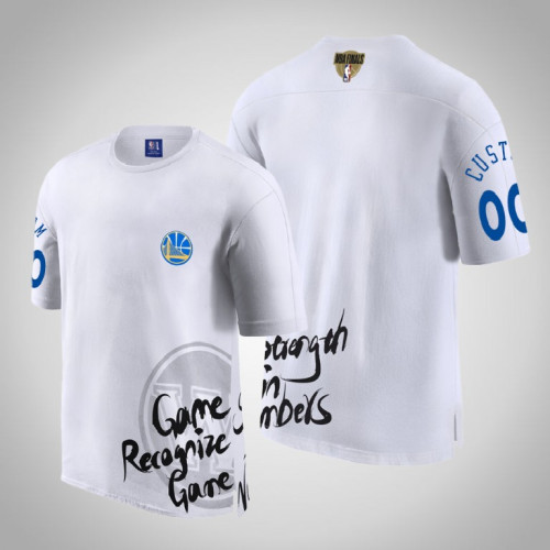 Golden State Warriors Custom #00 2019 Finals Strength In Numbers Team Mantra White T-Shirt Golden State Warriors Custom #00 2019 Finals Strength In Numbers Team Mantra White T-Shirt