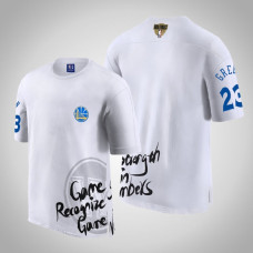 Golden State Warriors Draymond Green #23 2019 Finals Strength In Numbers Team Mantra White T-Shirt