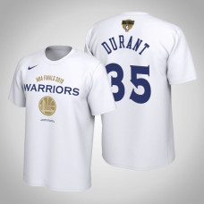 Golden State Warriors Kevin Durant #35 2019 Finals Bound White T-Shirt Golden State Warriors Kevin Durant #35 2019 Finals Bound White T-Shirt