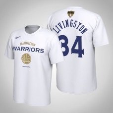 Golden State Warriors Shaun Livingston #34 2019 Finals Bound White T-Shirt Golden State Warriors Shaun Livingston #34 2019 Finals Bound White T-Shirt