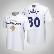 Golden State Warriors Stephen Curry #30 2019 Finals Bound White T-Shirt
