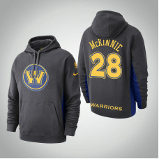 Golden State Warriors #28 Alfonzo McKinnie Gray Earned Hoodie Golden State Warriors #28 Alfonzo McKinnie Gray Earned Hoodie