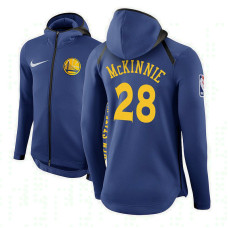 Golden State Warriors #28 Alfonzo McKinnie Royal Showtime Hoodie Golden State Warriors #28 Alfonzo McKinnie Royal Showtime Hoodie