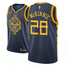 Golden State Warriors #28 Alfonzo McKinnie Navy City 2022 Champions Jersey