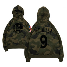 Golden State Warriors #9 Andre Iguodala Name & Number Hoodie