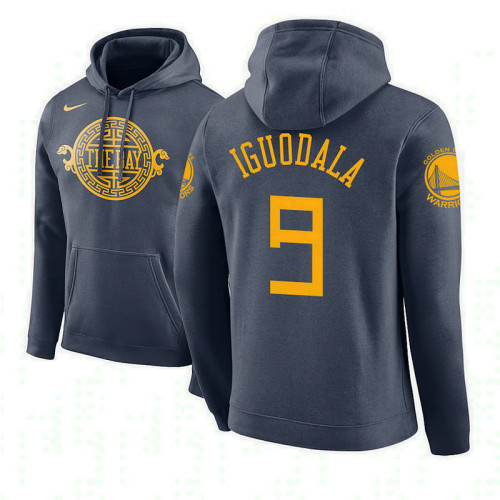Golden State Warriors #9 Andre Iguodala City Hoodie Golden State Warriors #9 Andre Iguodala City Hoodie