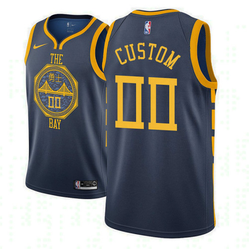 Golden State Warriors #00 Custom Navy City 2022 Champions Jersey Golden State Warriors #00 Custom Navy City 2022 Champions Jersey