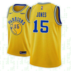 Golden State Warriors #15 Damian Jones Hardwood Classics Jersey