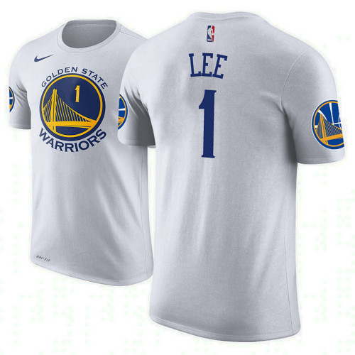 Golden State Warriors #1 Damion Lee White Association T-Shirt Golden State Warriors #1 Damion Lee White Association T-Shirt