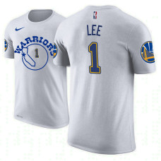 Damion Lee Golden State Warriors #1 Classic Edition White T-Shirt