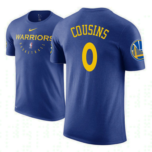 Golden State Warriors #0 DeMarcus Cousins Practice Essential T-Shirt Golden State Warriors #0 DeMarcus Cousins Practice Essential T-Shirt