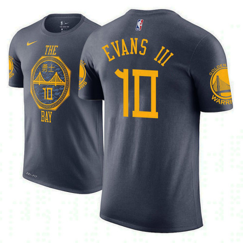 Jacob Evans III Golden State Warriors City Edition Navy T-Shirt Jacob Evans III Golden State Warriors City Edition Navy T-Shirt