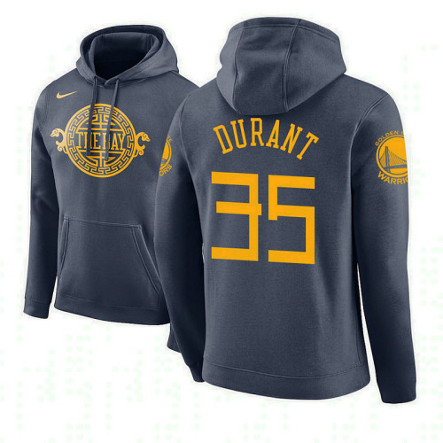 Golden State Warriors #35 Kevin Durant Navy City Hoodie Golden State Warriors #35 Kevin Durant Navy City Hoodie