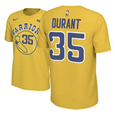 Kevin Durant Golden State Warriors Hardwood Classic Gold T-Shirt Kevin Durant Golden State Warriors Hardwood Classic Gold T-Shirt