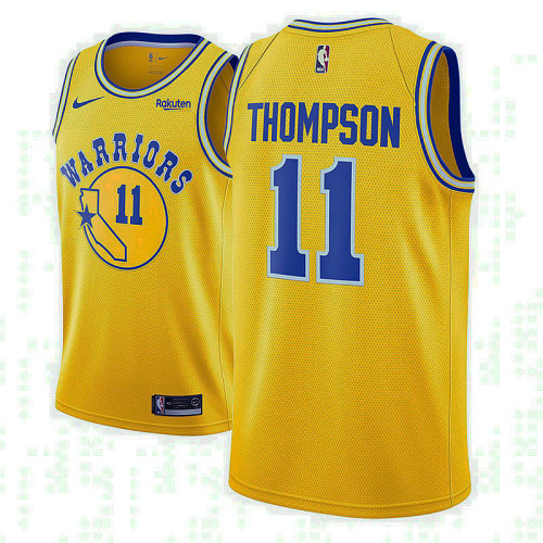 Golden State Warriors #11 Klay Thompson Gold Hardwood Classics 2022 Champions Jersey Golden State Warriors #11 Klay Thompson Gold Hardwood Classics 2022 Champions Jersey