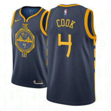 Quinn Cook Golden State Warriors City Edition Navy 2022 Champions Jersey