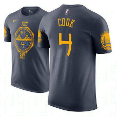 Golden State Warriors #4 Quinn Cook City T-Shirt Golden State Warriors #4 Quinn Cook City T-Shirt