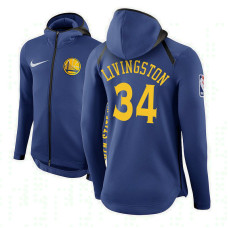 Golden State Warriors #34 Shaun Livingston Royal Showtime Hoodie