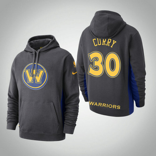 Golden State Warriors #30 Stephen Curry Gray Earned Hoodie