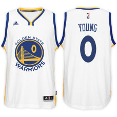 Golden State Warriors #0 Nick Young White Home Jersey