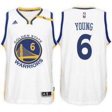 Golden State Warriors #6 Nick Young Home Jersey