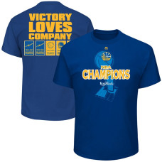 Golden State Warriors 2017 Champions Banner Royal T-Shirt Golden State Warriors 2017 Champions Banner Royal T-Shirt