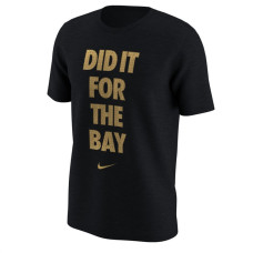 Golden State Warriors 2017 Champions Did It For The Bay Black T-Shirt