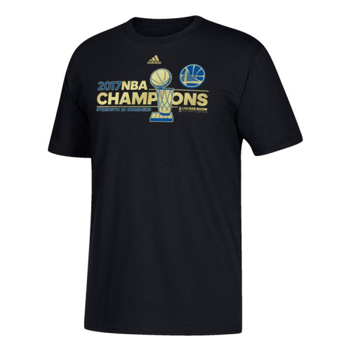 Golden State Warriors 2017 Champions Locker Room Black T-Shirt Golden State Warriors 2017 Champions Locker Room Black T-Shirt