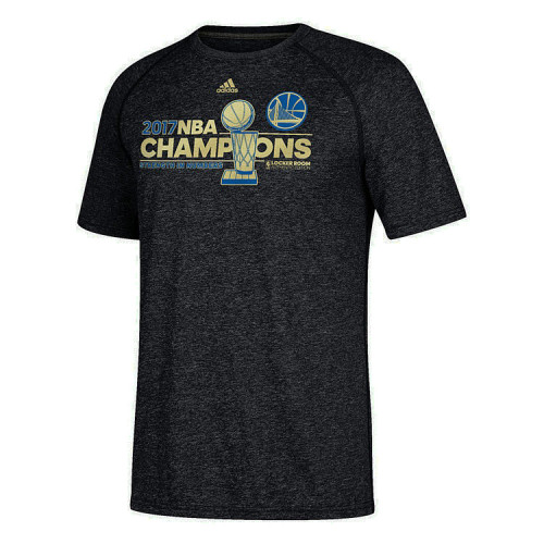 Golden State Warriors 2017 Champions Locker Room climalite Black T-Shirt Golden State Warriors 2017 Champions Locker Room climalite Black T-Shirt