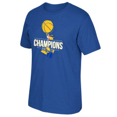 Golden State Warriors 2017 Champions Primary Logo Royal T-Shirt