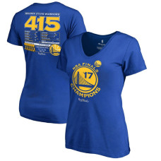 Women's Golden State Warriors 2017 Champions Dub Nation Royal T-Shirt