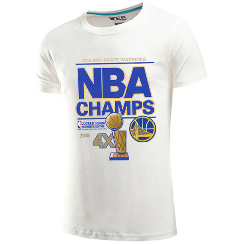 2015 Finals Champion Golden State Warriors White T-Shirt 2015 Finals Champion Golden State Warriors White T-Shirt