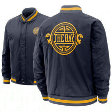 Golden State Warriors Navy 2018 City Edition Full-Zip Hoodie Golden State Warriors Navy 2018 City Edition Full-Zip Hoodie