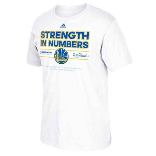 2015 Finals Strengthen in Numbers Golden State Warriors White T-Shirt 2015 Finals Strengthen in Numbers Golden State Warriors White T-Shirt