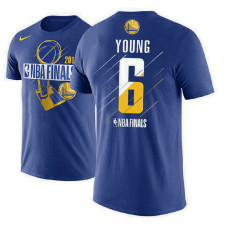Nick Young Golden State Warriors 2018 Finals Trophy Royal T-Shirt